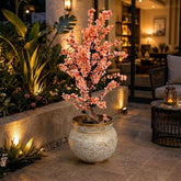 Decorative Artificial Flower Tree With Pot