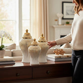 Decorative Ceramic Temple Jars