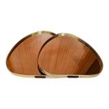 Decorative Home Sajawat Mirror Vanity Tray Set Of 2