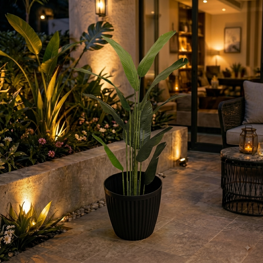 Decorative Artificial Flower Tree With Pot